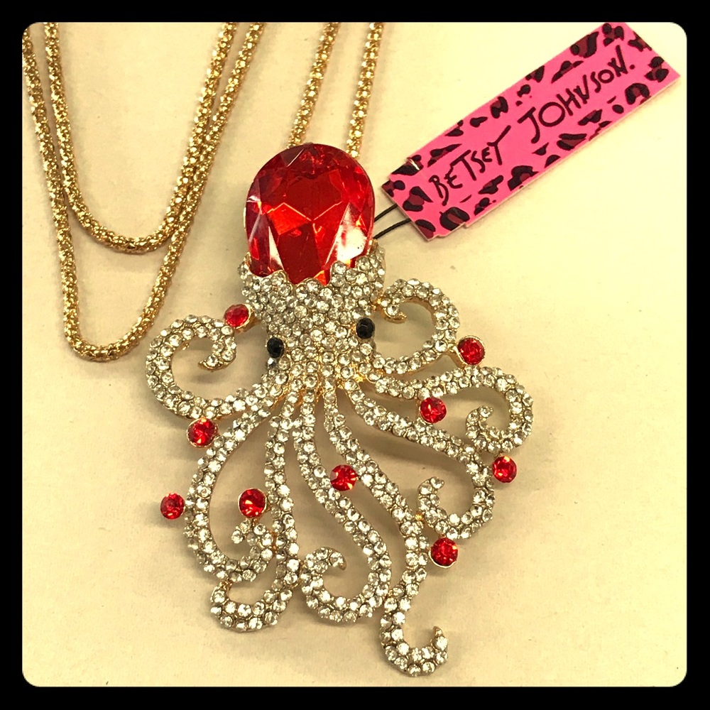 Oversized Octopus Betsey Johnson Necklace